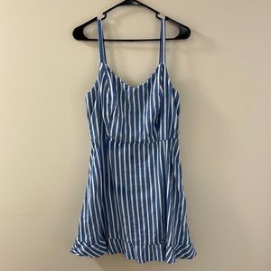 Old Navy Blue Striped Summer Dress